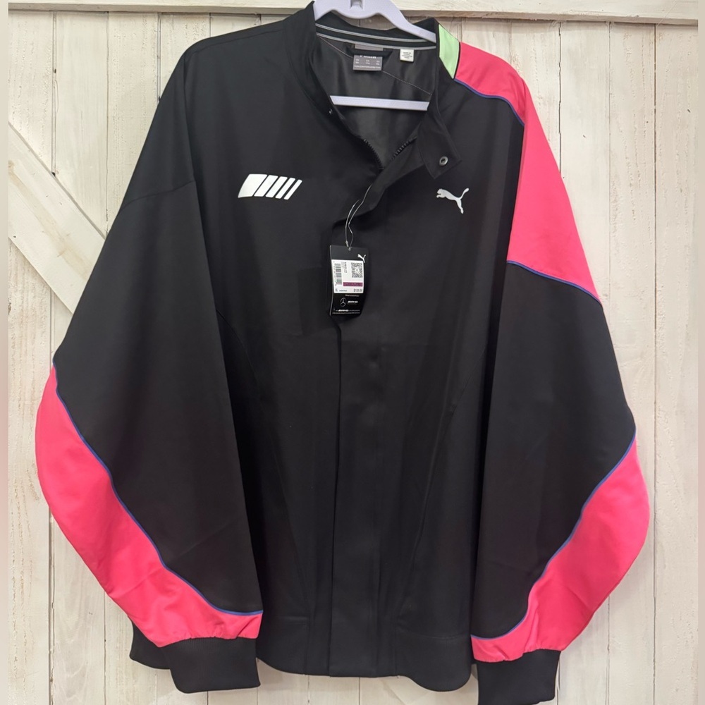 PUMA x AMG Mercedes Motorsport Jacket XXL – Black/Pink/Green/Blue – NWT